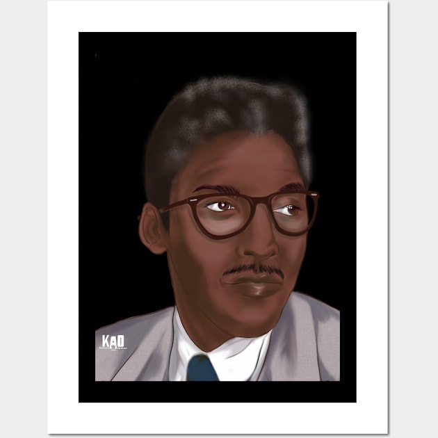 Bayard Rustin Wall Art by KonataArtOnline